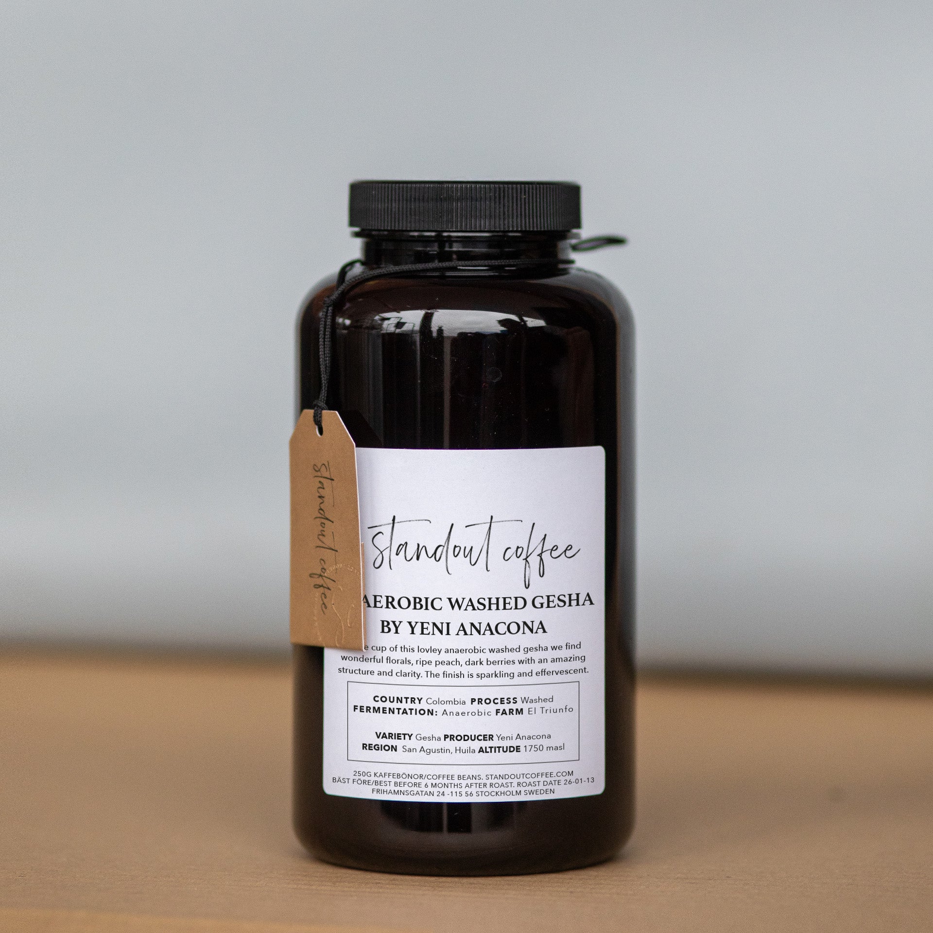 Anaerobic Washed Gesha by Yeni Anacona, Hulia Colombia