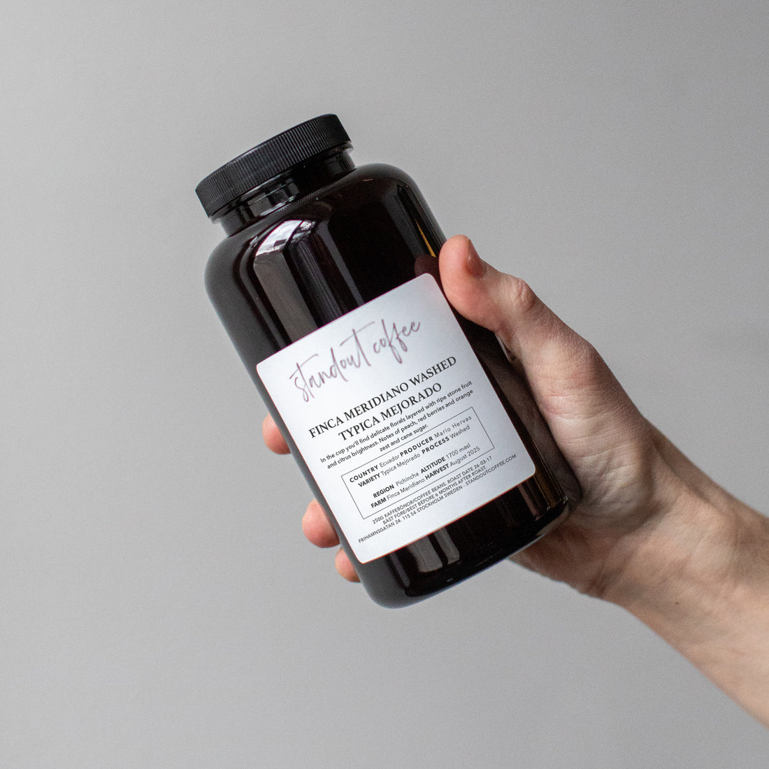 Finca Meridiano Dry fermented Washed Typica Mejorado by Mario Hervas, Ecuador