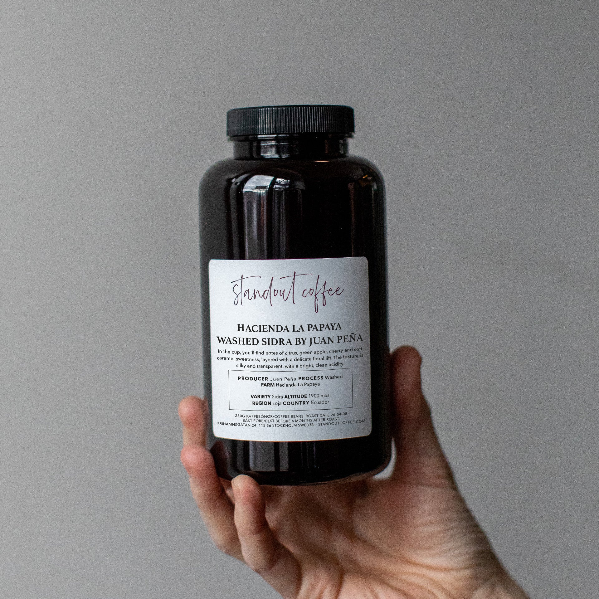 Hacienda La Papaya Washed Sidra by Juan Peña, Ecuador