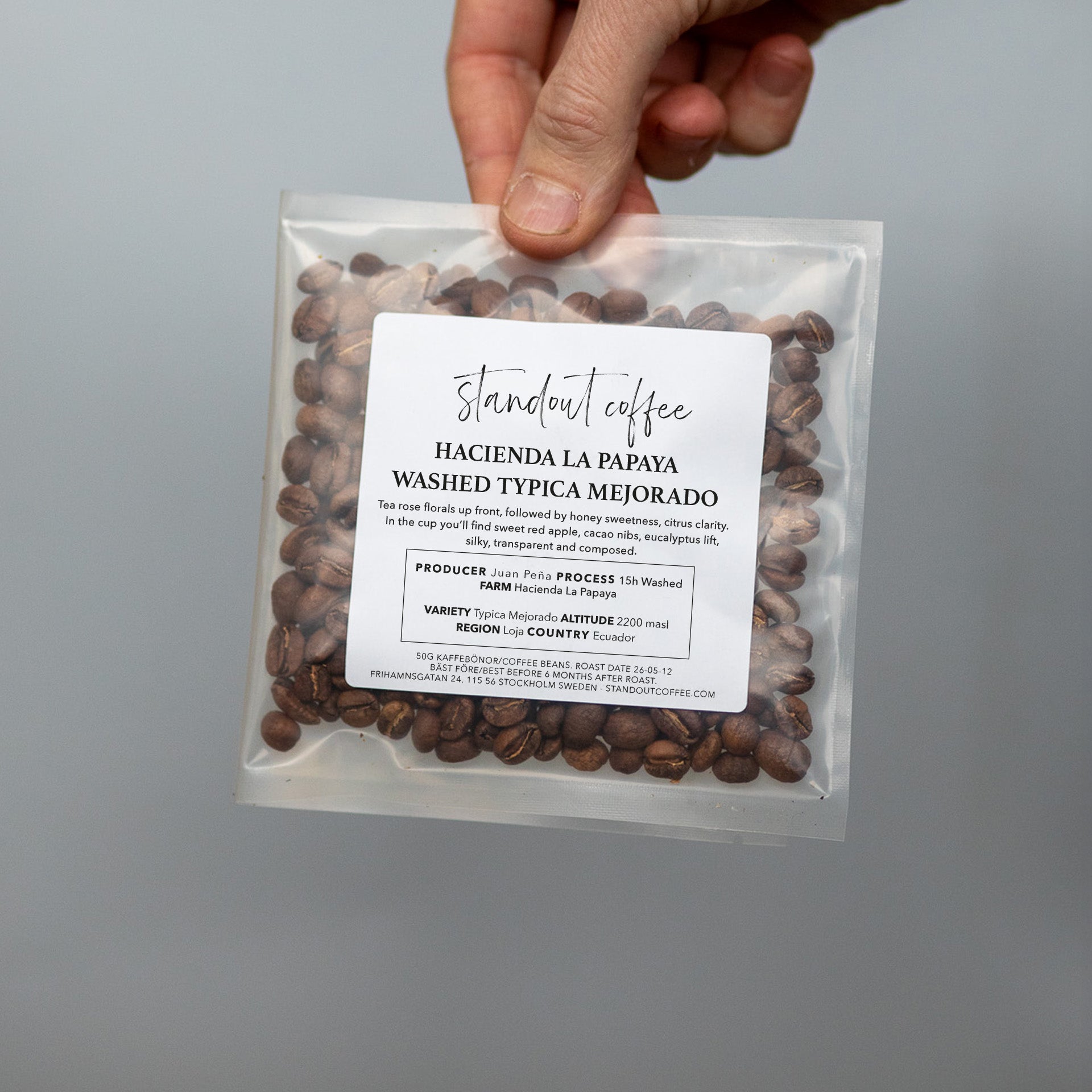 Photo of Hacienda La Papaya 15h Washed Typica Mejorado by Juan Peña, Ecuador