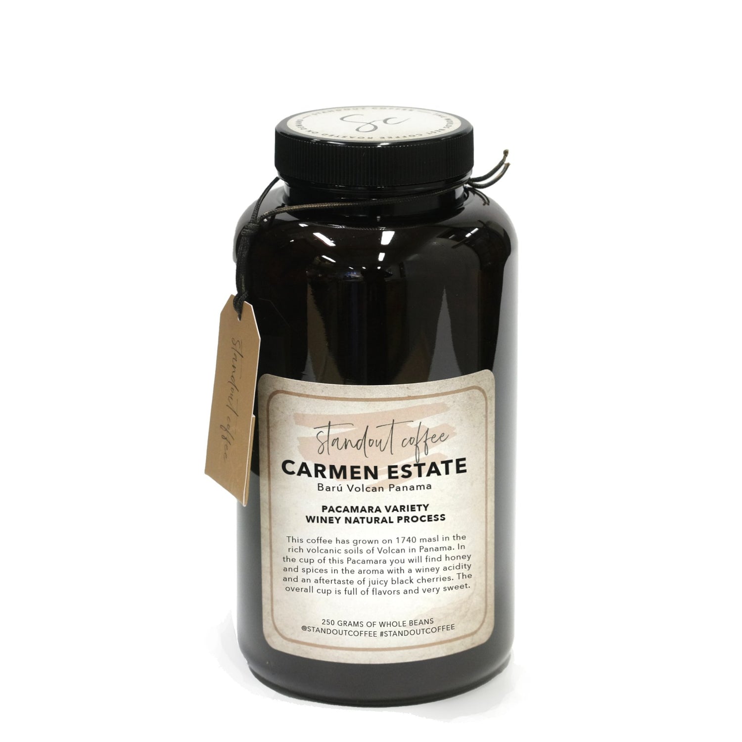 Panama Carmen Estate Pacamara Winey Natural Process - Standout Coffee